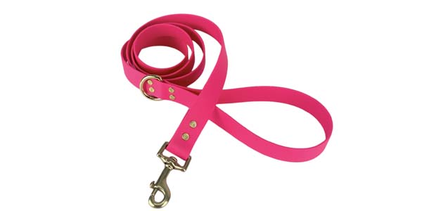 Duke & Fox Pink Leash made with BioThane