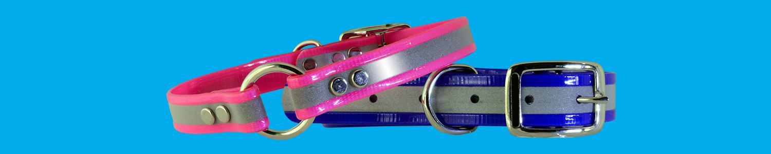 Image of hunting dog collars and custom hunting dog collars made by BioThane.