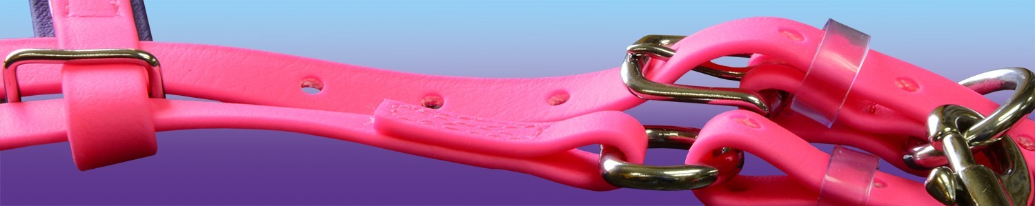 Image of horse tacks and harnesses made by BioThane.
