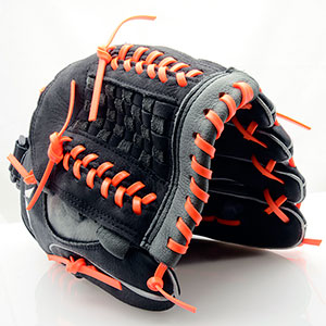 Orange Lace on Glove
