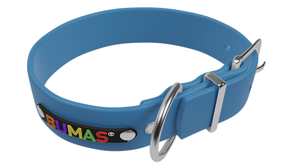 BUMAS Blue Dog Collar