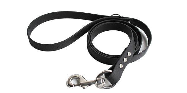 Luido Pet Gear Black Leash made with BioThane