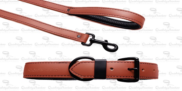 Quality Leashes Red Dog Collar